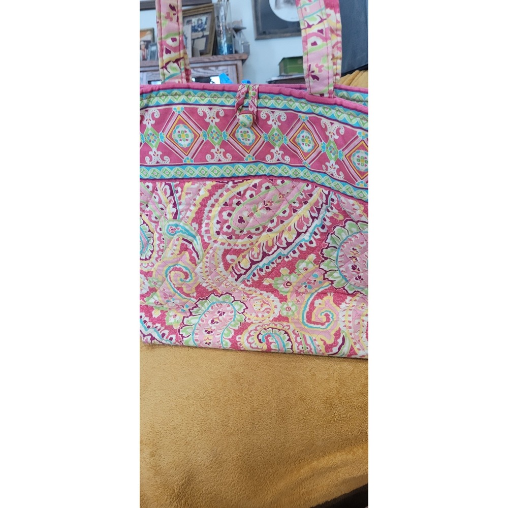 Vera Bradley Capri Melon Bag and Mini Wallet